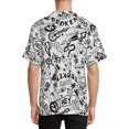 thumbnail image 2 of No Boundaries Men's and Big Men's Short Sleeve Printed Rayon Shirt, 2 of 6