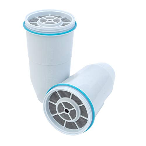 ZeroWater Replacement Filters 2-Pack BPA-Free Replacement Water Filters for ZeroWater Pitchers and Dispensers NSF Certified to Reduce Lead & Other Heavy Metals