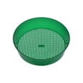 thumbnail image 2 of Soil Sifter for Gardening, Dirt Sifter for Gardening, 9 in Round, Rigid Polypropylene, Growing Medium Sorting, Backyard Planting, Green, 1 Pc, 2 of 8