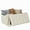 Beige, variant on Gianna 30 Inches Folding Storage Ottoman Bench, Storage Chest, Foot Rest Stool, Bedroom Bench with Storage, Beige