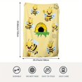 thumbnail image 1 of Couverture en flanelle 1 pièce, couverture d'abeille de dessin animé Kawaii, couverture cadeau d'anniversaire, couverture chaude et confortable pour canapé, lit, canapé, 1 of 3