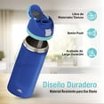thumbnail image 4 of Magma Life Termo Acero Inoxidable 710 ml 24 oz, Material Seguro y Resistente, Tapa con Botón y Cerradura, Asa Integrada, Sellado Hermético, Antiderrapante, 4 of 8