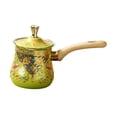 thumbnail image 3 of lingqin Coffee Pot Melting Pot Comfortable Handle with Lid Easy to Clean Kitchenware Tea 900mL, 3 of 9