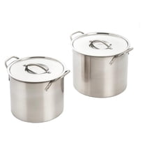 Stainless Steel Stockpot with Lids