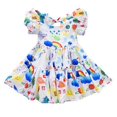 thumbnail image 7 of Summer Kids Clothes Online Wholesale Fashion Chiffon Flower Dress Skirt for Baby Girls, 7 of 7