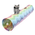 thumbnail image 4 of Juguete Del Túnel De La Felpa Del Gato, Túnel Suave Plegable Del Juego Del Gato Del Espacio Grande Con La Bola De La Felpa Para Los Conejos, 4 of 7