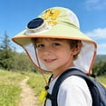 thumbnail image 5 of Kids Solar Fan Sun Hat, Children Wide Brim Solar Fan Sun Protection Hat, Summer Baby Outdoor Breathable Sun Hat, UV Protection Cap for Boys Girls Camping and Travel, 5 of 6