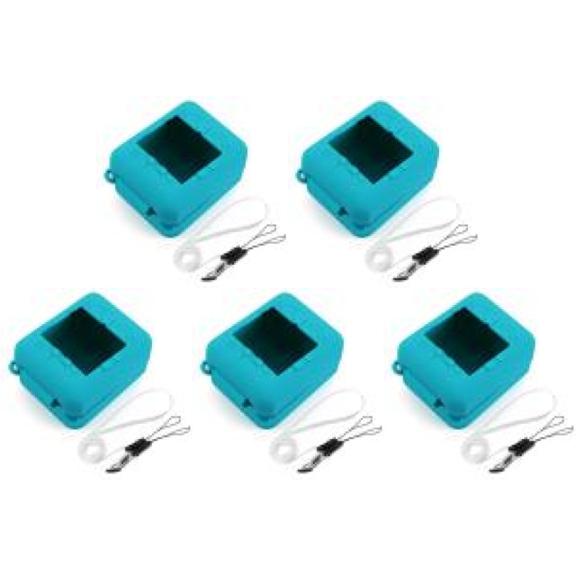Funda Protectora Silicona A Prueba Golpes Compatible Con BITZEE Virtual Electronic Pet(Lake) Azul