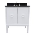 thumbnail image 3 of Bellaterra Home 31" Single vanity in White finish top with Black galaxy and oval sink, 3 of 9