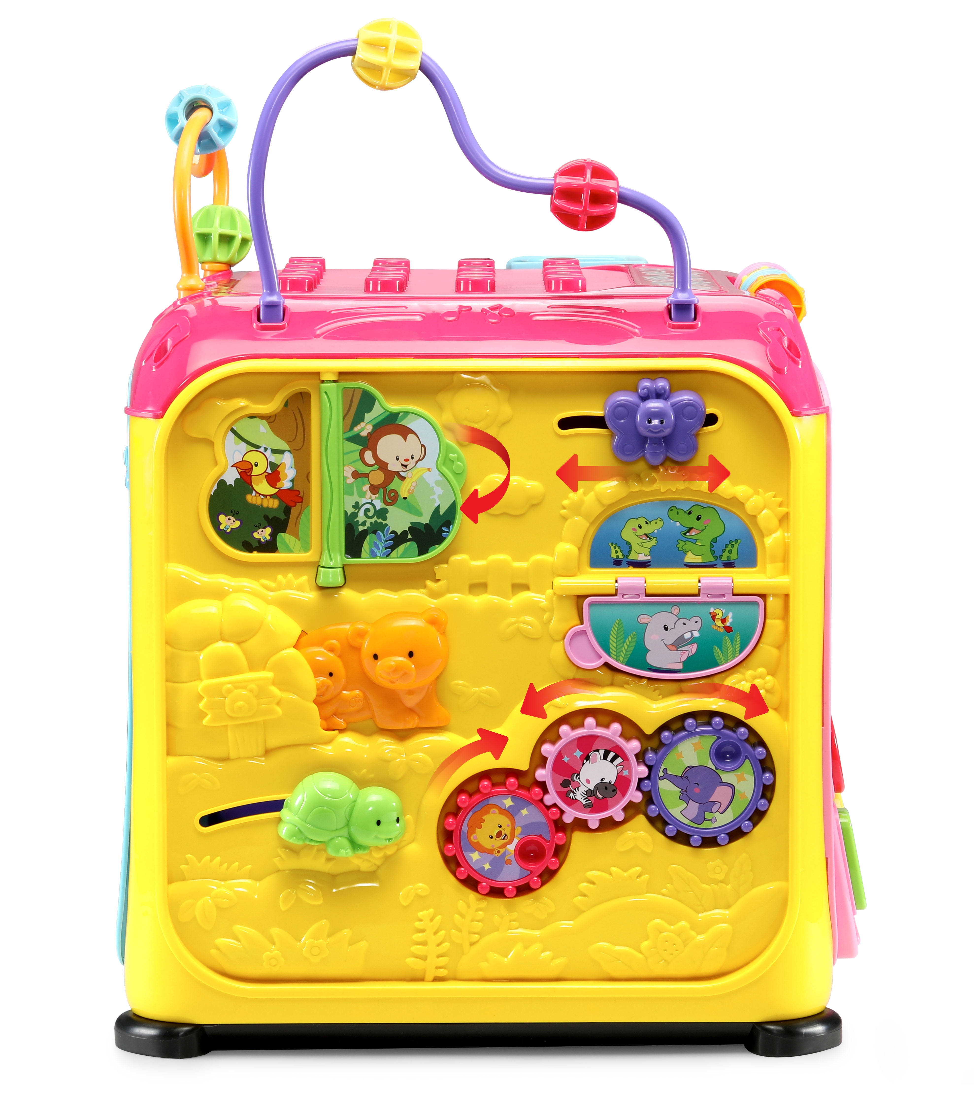 vtech ultimate alphabet activity cube pink