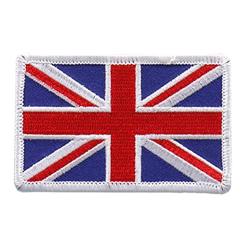 Great Britain Flag Patch Felt Crest Badge England UK IRON ON or SEW ON APPLIQUE 