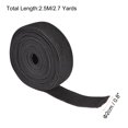 thumbnail image 4 of Uxcell Polyester Sewing Handcraft Clothes Craft Elastic Band Black 2.7 Yards, 4 of 7