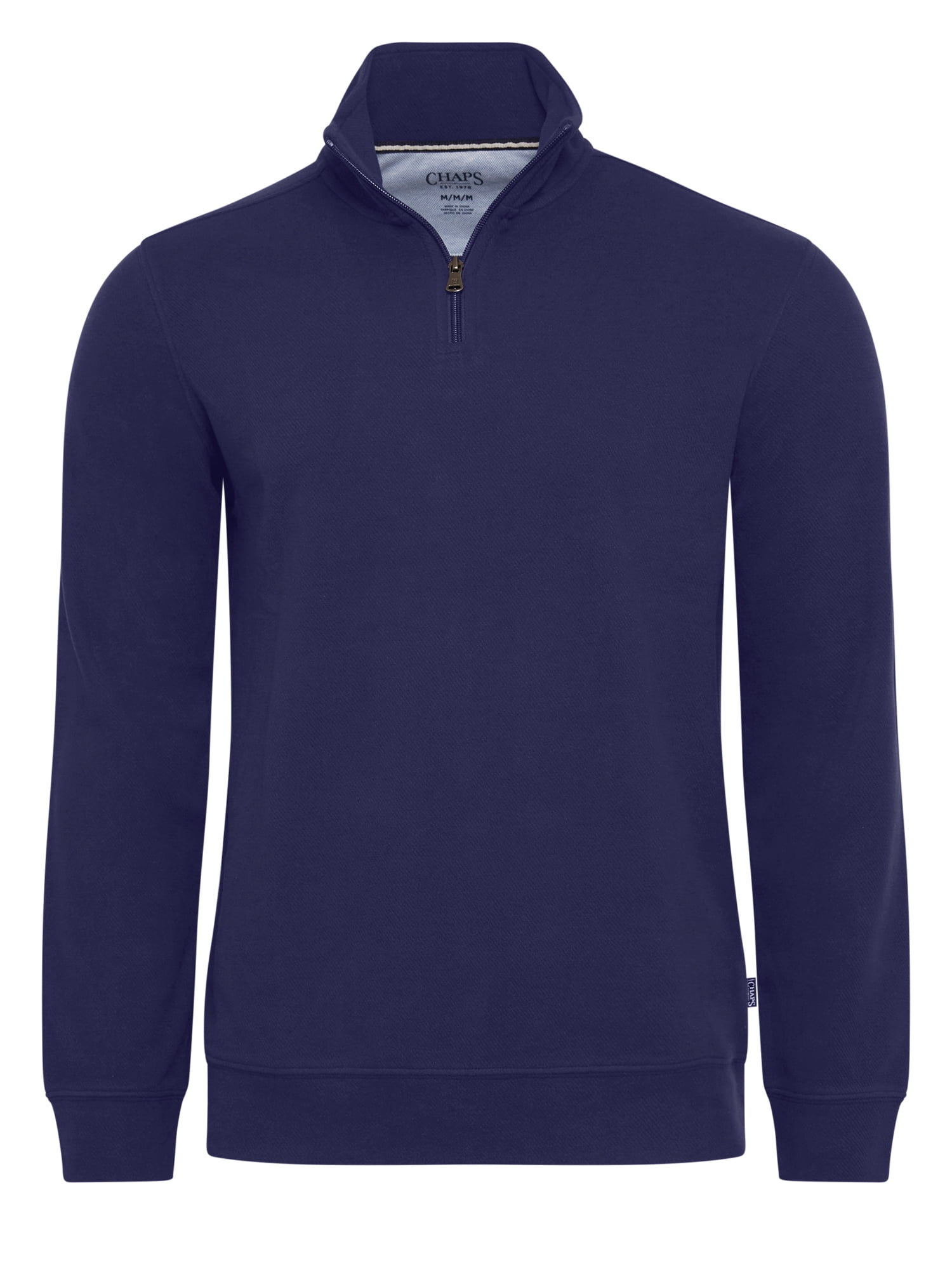 Chaps Men's & Big Men's Brushed Twill Quarter Zip, Sizes S-2XL