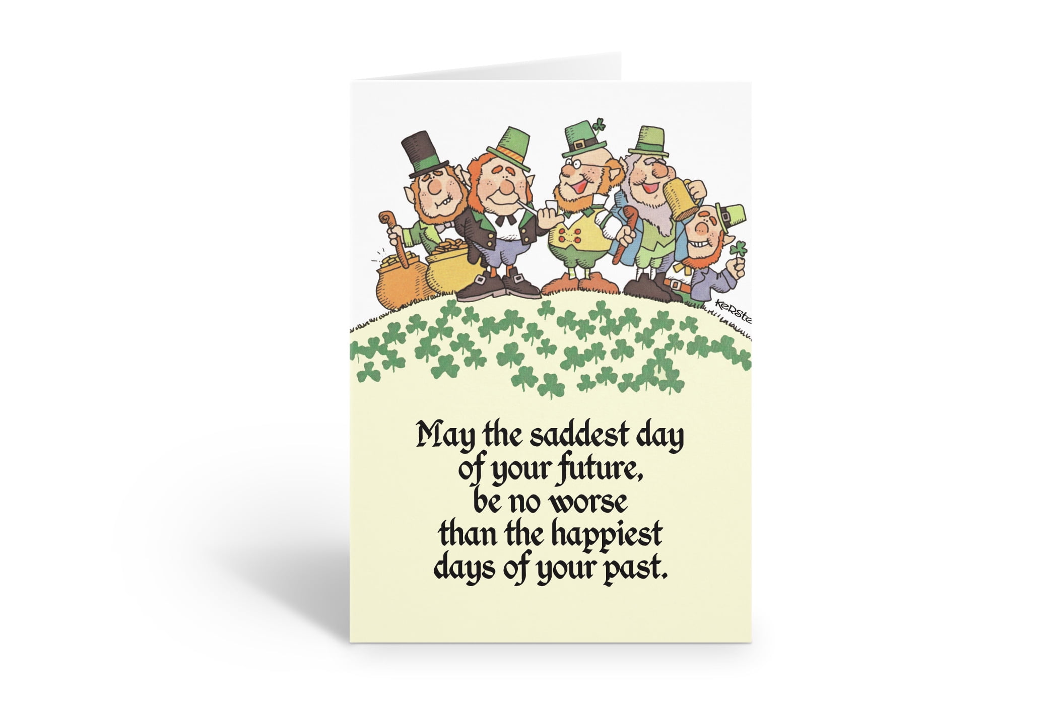Stonehouse Collection St. Patrick's Day Karten – 12 Lustige Grüßkarten Mit Umschlägen, 11.4x15.9 Cm (gefaltet), USA Hergestellt