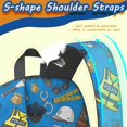 thumbnail image 5 of Police and Vest Blue Pattern 17" School Backpacks for Teens,Waterproof Oxford Fabric,S-Shape Padded Straps for School,Travel,Hiking,Camping, 5 of 6