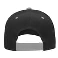 thumbnail image 3 of Falari Plain Blank Baseball Cap Adjustable Size for Outdoor Activities Black/Grey, 3 of 6