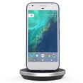 thumbnail image 2 of Google Pixel XL Desktop Charging Dock - Type C Charger (slim case compatible) by Encased (Aluminum/Black), 2 of 6