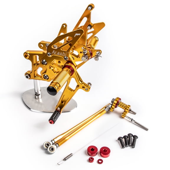 CNC Gold Adjustable Rearsets Footrest For Honda CBR600RR / ABS 2009 - 2022