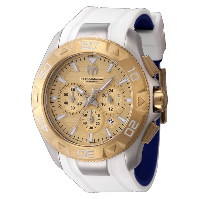 TECHNOMARINE UF6 Men 48.00mm Stainless Steel Gold + St