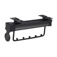 thumbnail image 4 of veasfak Tringle à Vêtements Suspendue Support de Rangement Vertical Tige de Rangement Portable pour Garde-Robe Noir, 4 of 8