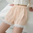 thumbnail image 6 of Emitonse Girls' Baby & Toddler Shorts Baby Girl Clothes Toddler Girls Bike Shorts Dance Cartwheel Under Dress Short for Baby Girl Beige,Size 7-8 Years, 6 of 6