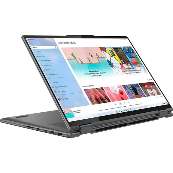 2022 Newest Lenovo Yoga 7i 2-in-1 16" 2.5K Touch Premium Laptop | Intel Core i5-1240P | Backlit Keyboard | Fingerprint | Windows 11 | Gray, 8GB RAM | 256GB SSD
