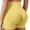 Yellow, variant on IWRICH Women's Workout Impact Yoga Shorts Scrunch Lifting Gym Seamless Booty Biker Tights Yellow XL