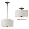 thumbnail image 5 of Maxim 10011OMOI Bongo 2-Light Pendant & Semi-Flush Mount, Oil Rubbed Bronze, 5 of 5