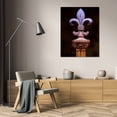 thumbnail image 3 of C. Thomas McNemar 17x24 Gallery Wrapped Canvas Wall Art Titled - Fleur de Lis II, 3 of 4