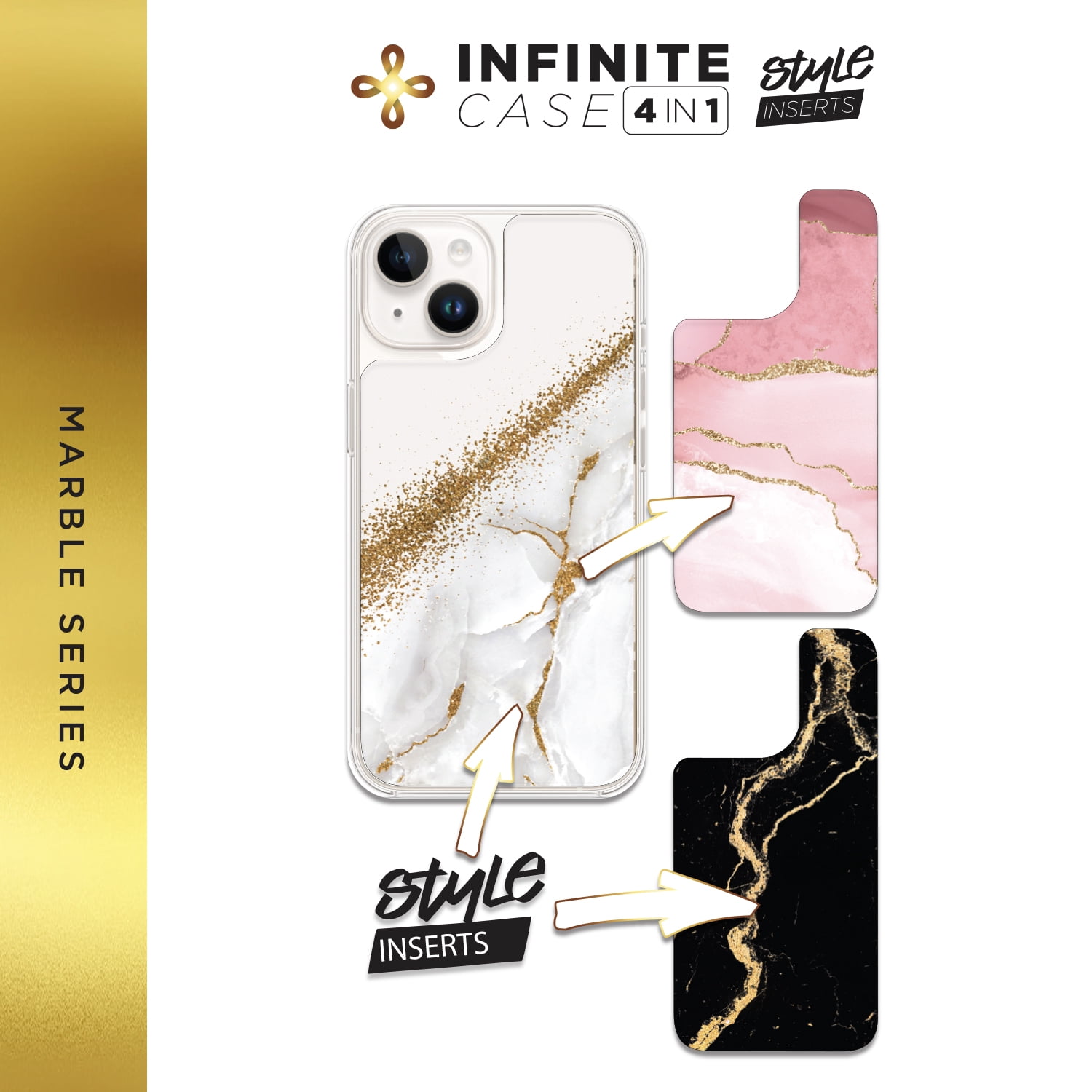 Liquipel Infinite Case - iPhone 14 - Marble