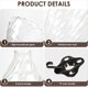 thumbnail image 3 of Pour Over Coffee Dripper Filtro de Café para 1-4 Tazas Cafetera Reutilizable Cono de Café de Vidrio Resistente Al, 3 of 6