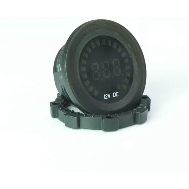 DC 12V motocicleta coche LED pantalla Digital voltímetro impermeable voltímetro medidor de voltaje medidor de voltaje