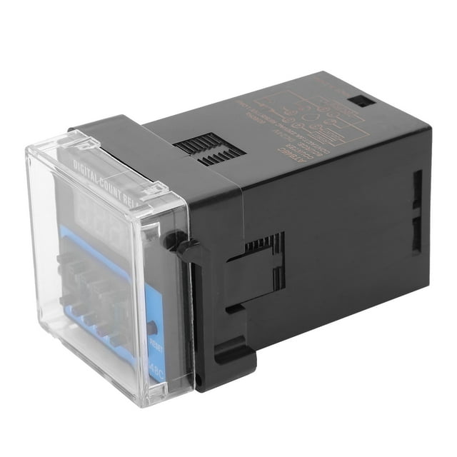 AMONIDA ATS48C Time Relay LED Digital Tube Display Cycle Delay Timer Relay High Accuracy,Timer Relay,ATS48C Time Relay