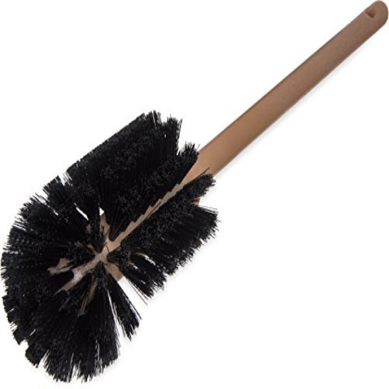 Carlisle 4014000 Flo-Pac Plastic Handle No-Splash Bowl Brush, Polyester Bristles, 6-1... by
