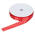 thumbnail image 2 of Satin Ribbon Roll, Simple Satin Ribbon, Durable Classical Style Polka Dot Pattern Elegant For Wedding Gift Red, 2 of 8