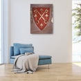 thumbnail image 2 of Cuadro Decorativo - escudo cristiano Jr  Impresión en canvas, estrechado., 2 of 2