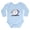 Sky Blue, variant on CafePress - Kiniart Dust Bunny Long Sleeve Infant Bodysuit - Long Sleeve Cotton Baby Bodysuit
