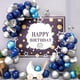 thumbnail image 2 of Arco de globos azul plateado, kit de guirnalda de globos azul marino Regalo de día azul plateado metálico TUNC Sencillez, 2 of 5