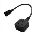thumbnail image 3 of 4X IEC320 C14 A UK BS1363A de Corriente, IEC C14 Macho A UK 3Pin Hembra Cable Adaptador de Corriente para PDU UPS (0,), 3 of 10