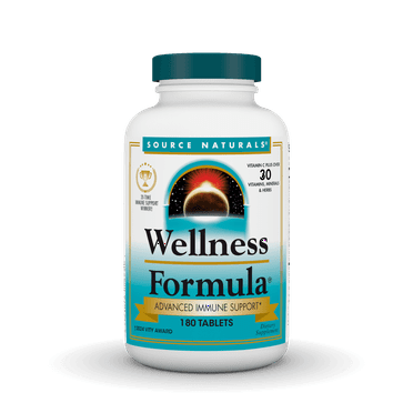 Source Naturals Wellness Formula Bio-Aligned Vitamins & Herbal Defense - Immune System Support Supplement & Immunity Booster* - 180 Tablets