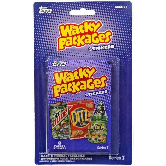 Wacky Packages Series 7 Trading Card Sticker 2-Pack