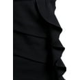 thumbnail image 3 of Above the Knee Tiered Ruffle Skirt - Black - Small, 3 of 4