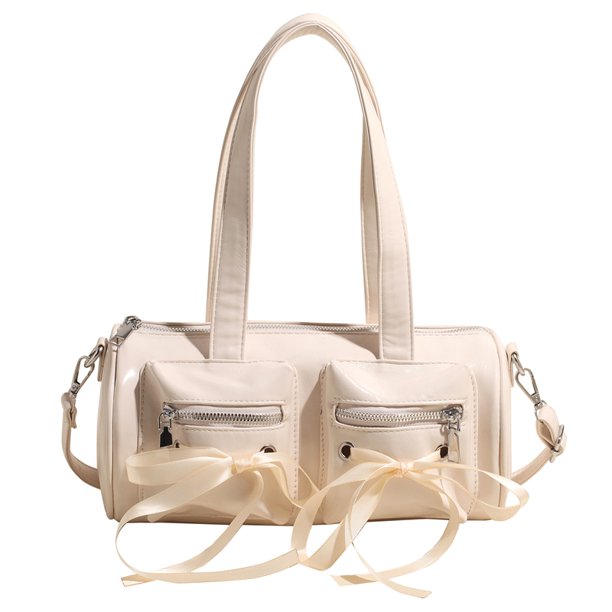 Bolso Hombro para El Mujeres Bow PU Cuero Correa Ajustable Viajes