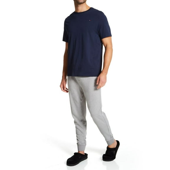 Men's Tommy Hilfiger 09T3635 French Terry Pajama Set (Cloud L)