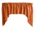 thumbnail image 2 of Faux Burlap Swag Valance Curtain Window Treatment Kitchen Home Décor 72" Wide / 36" Tall, 2 of 10