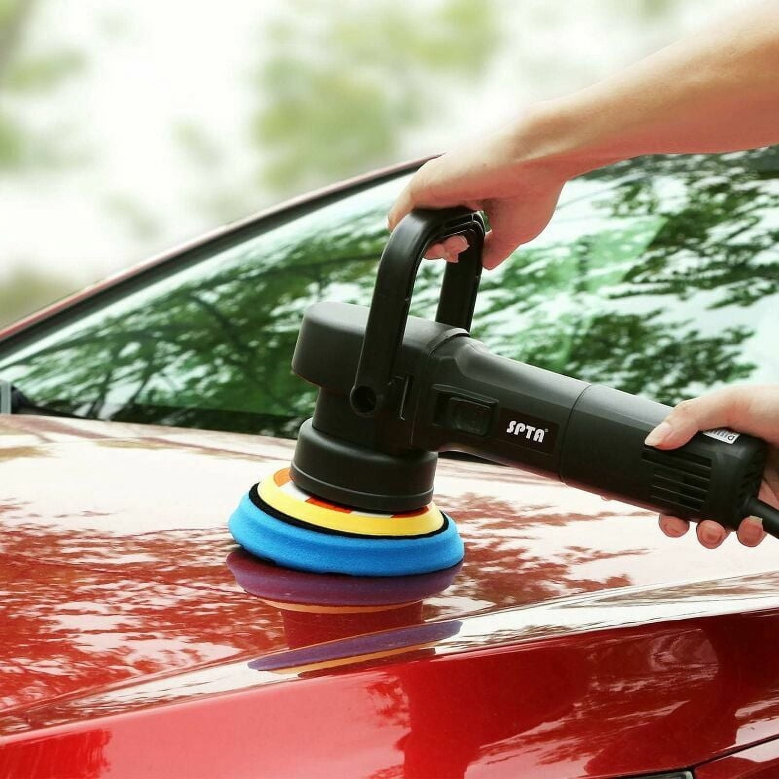 Professional Finish Hex Logic Polishing Pad, Car Buffer Polisher Kit with Buffing Pads for Scratch Removal and Waxing, Easy To Use Design for Wide Application