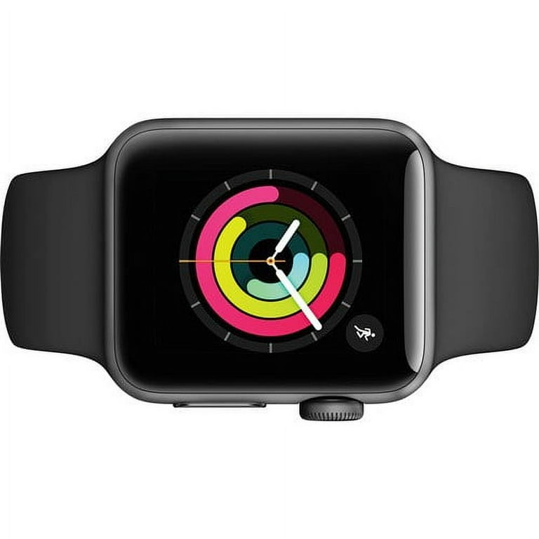 Apple Watch Series 3 (GPS, 38mm) - Space Gray Aluminum Case with Black  Sport Band