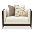thumbnail image 2 of Belmont Place Matching Accent Chair - Cream/Espresso, 2 of 14