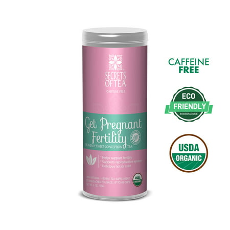 Get Pregnant Fertility Herbal Tea - USDA/FDA Approved - Helps Improve Hormone Balance and Improves Regulation - 20 Tea (Best Tea For Pregnant Women)