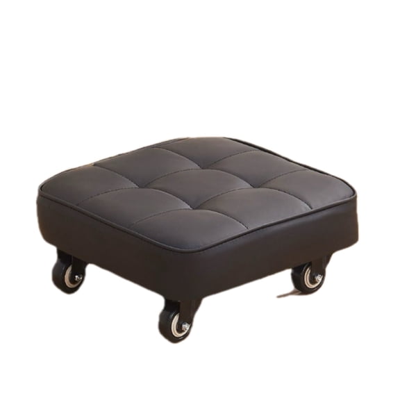 Modern Black Entryway Shoe Bench Freestanding Narrow Stool for Living Room Space Saving Furniture Minimalist Seating Gift for Homeowners
